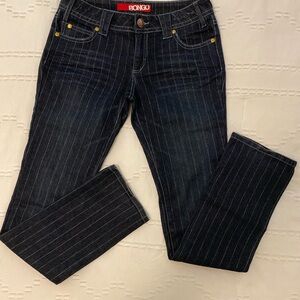 BONGO Women's Dark Indigo Boot Cut Jeans